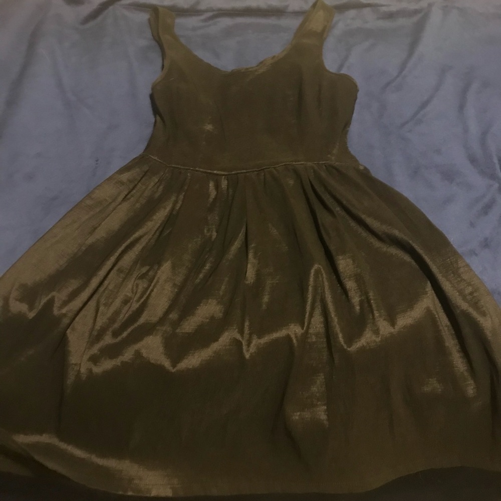 Little black cocktail party dress babydoll style